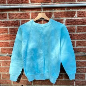 Vintage Light Blue Blank Sweatshirt